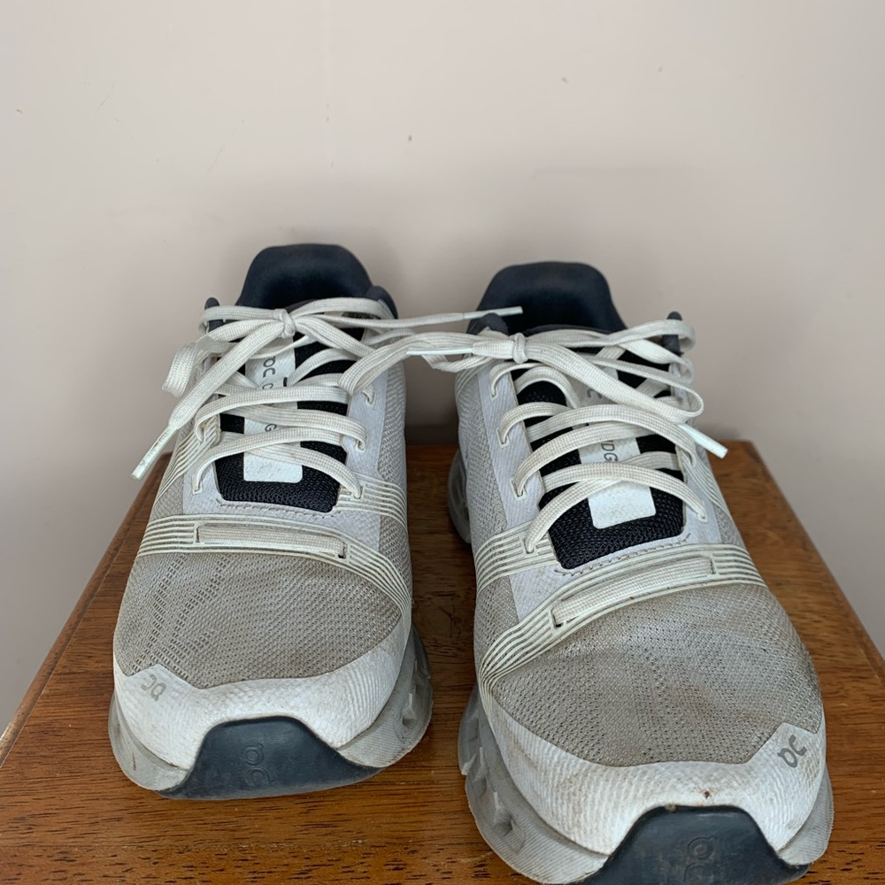 On Running White and Black Sneakers